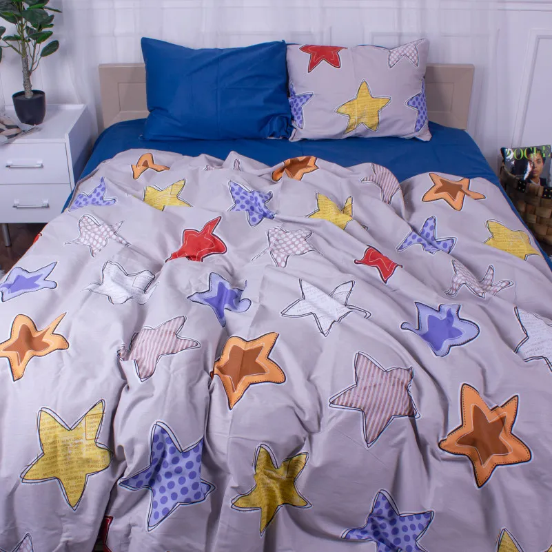 Комплект постільної білизни Сатин 22-1217 Starfall
