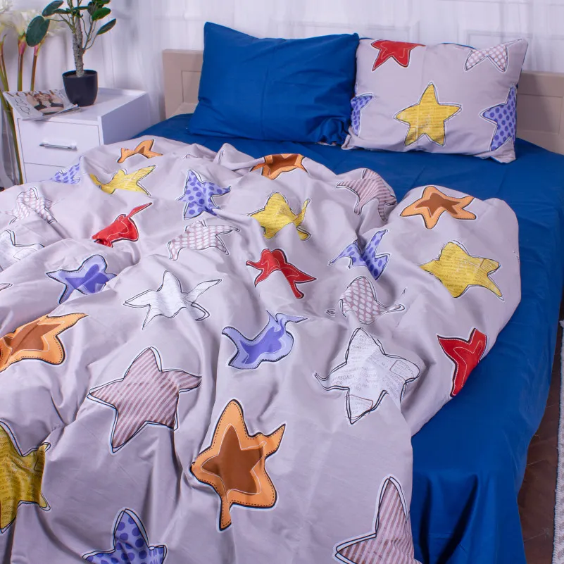 Простынь Сатин 22-1217 Starfall - 3