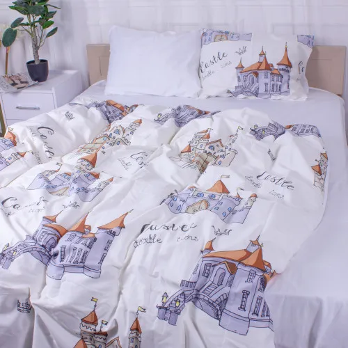 Комплект постельного белья Сатин 22-1332 Castle - 2