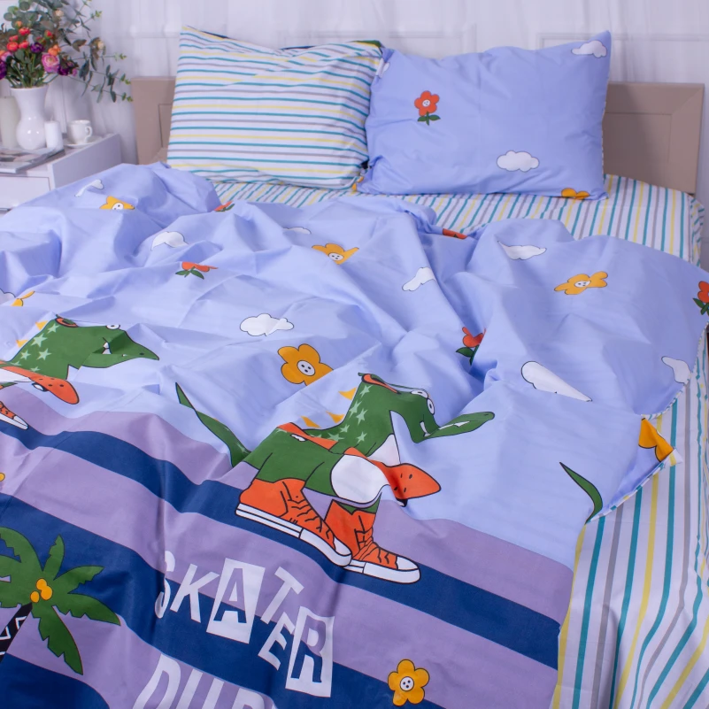 Комплект постільної білизни Бязь 17-0489 Skater Dude - 5