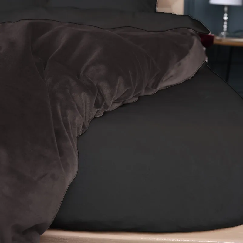 Комплект постельного белья Велюр Winter Frost 28-0005 + 28-0003 Anemone Velvet - 4