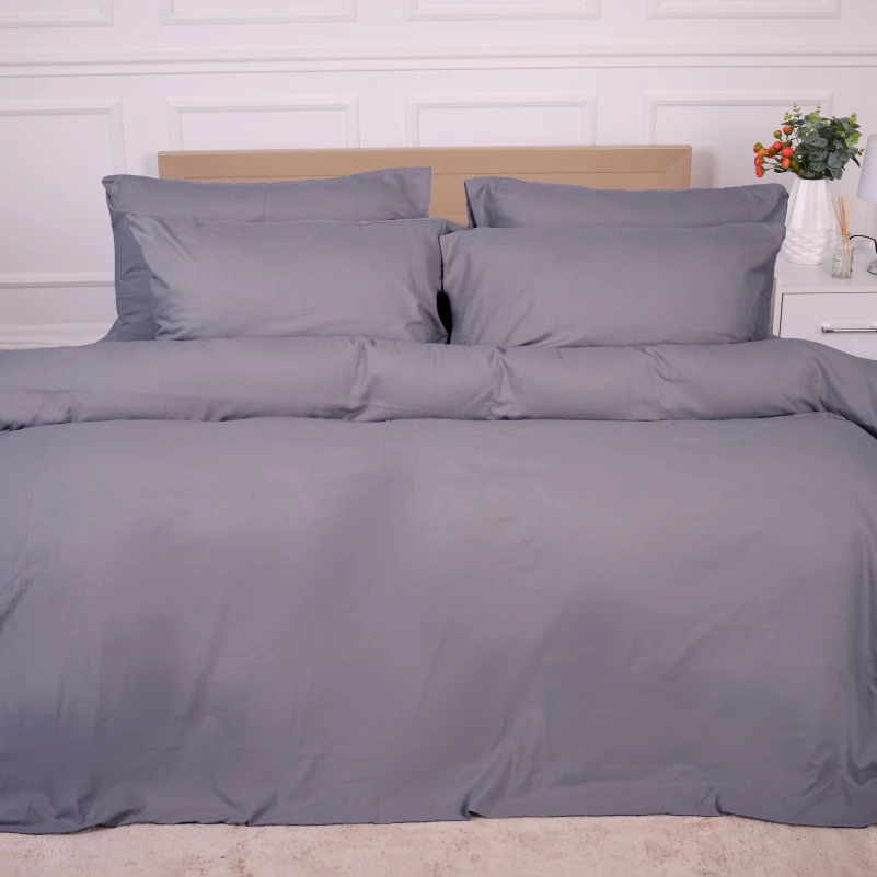Комплект постільної білизни Фланель 001 "Ash grey" - 3
