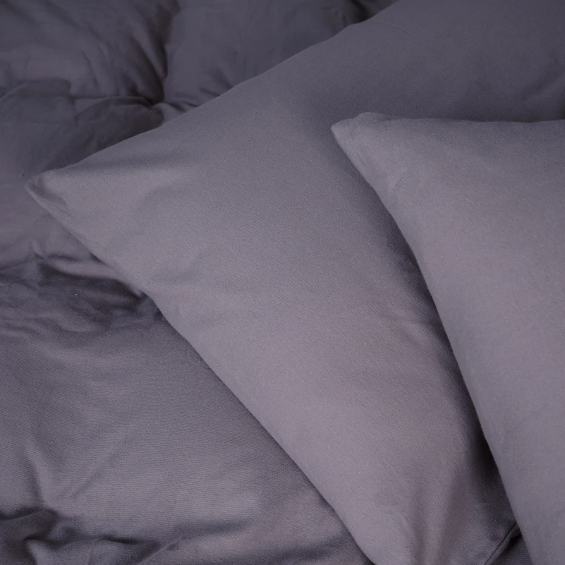 Комплект постільної білизни Фланель 001 "Ash grey" - 6