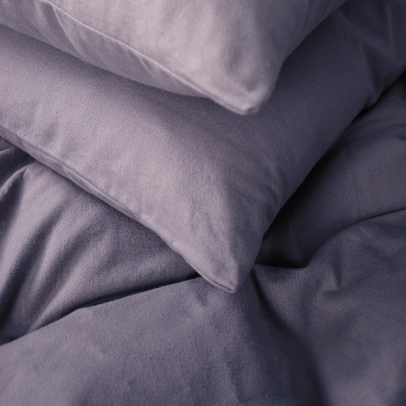 Комплект постільної білизни Фланель 001 "Ash grey" - 12
