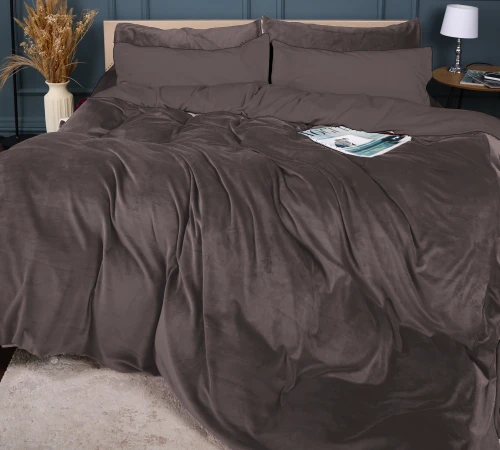 Комплект постільної білизни Велюр Winter Frost 28-0005 Ashen Velvet