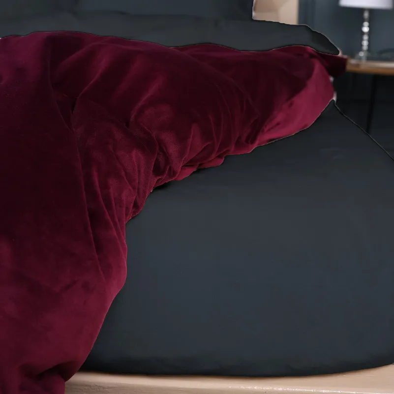 Комплект постельного белья Велюр Winter Frost 28-0005 + 28-0002 Azalea Velvet - 5