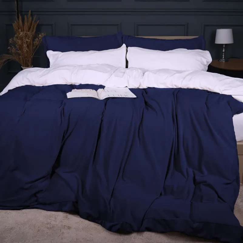 Комплект постельного белья Велюр Winter Frost 28-0001 + 28-0006 Bellflower Velvet