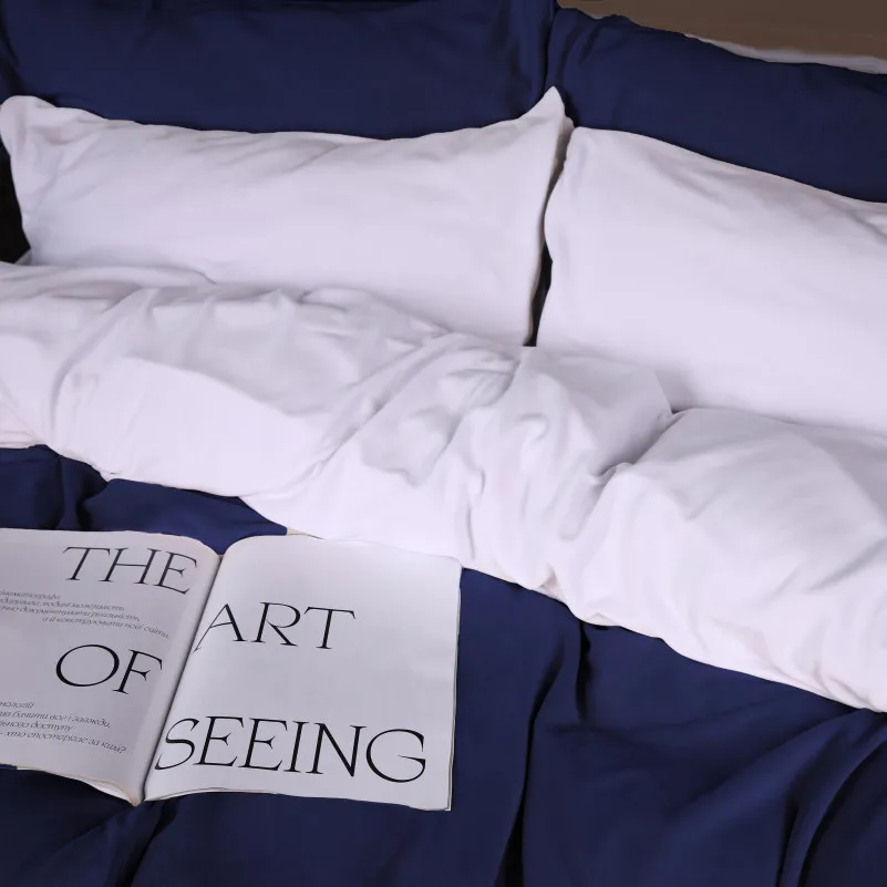 Комплект постельного белья Велюр Winter Frost 28-0001 + 28-0006 Bellflower Velvet - 2