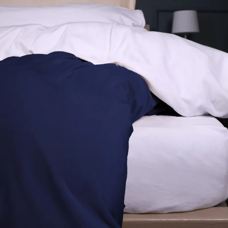 Комплект постельного белья Велюр Winter Frost 28-0001 + 28-0006 Bellflower Velvet - 4