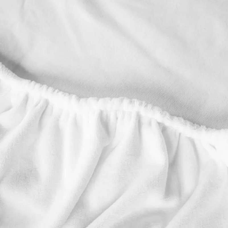 Комплект постельного белья Велюр Winter Frost 28-0001 + 28-0006 Bellflower Velvet - 5