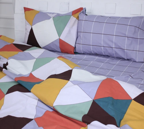 Наволочка Бязь 17-0403 Rhombuses - 2