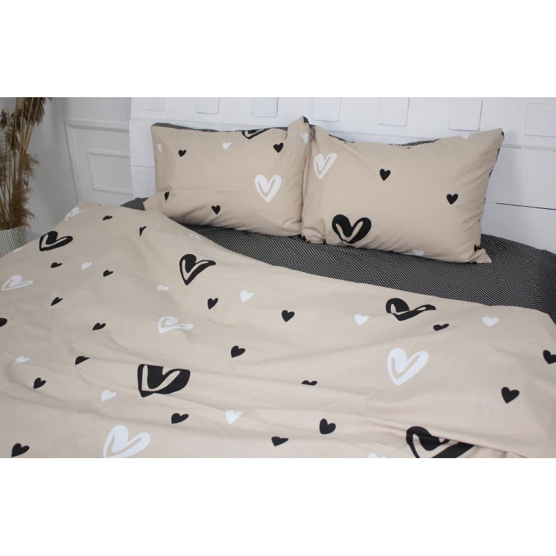 Наволочка Бязь 17-0436 Cream love - 2