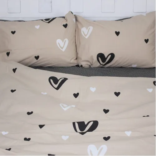 Наволочка Бязь 17-0436 Cream love - 2