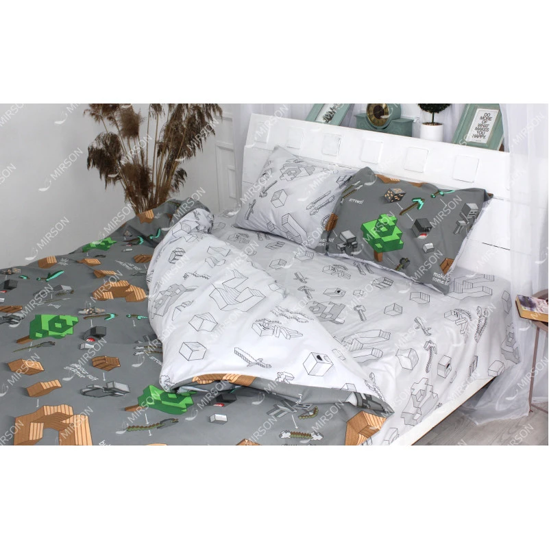 Наволочка Бязь 17-0416 Minecraft - 1