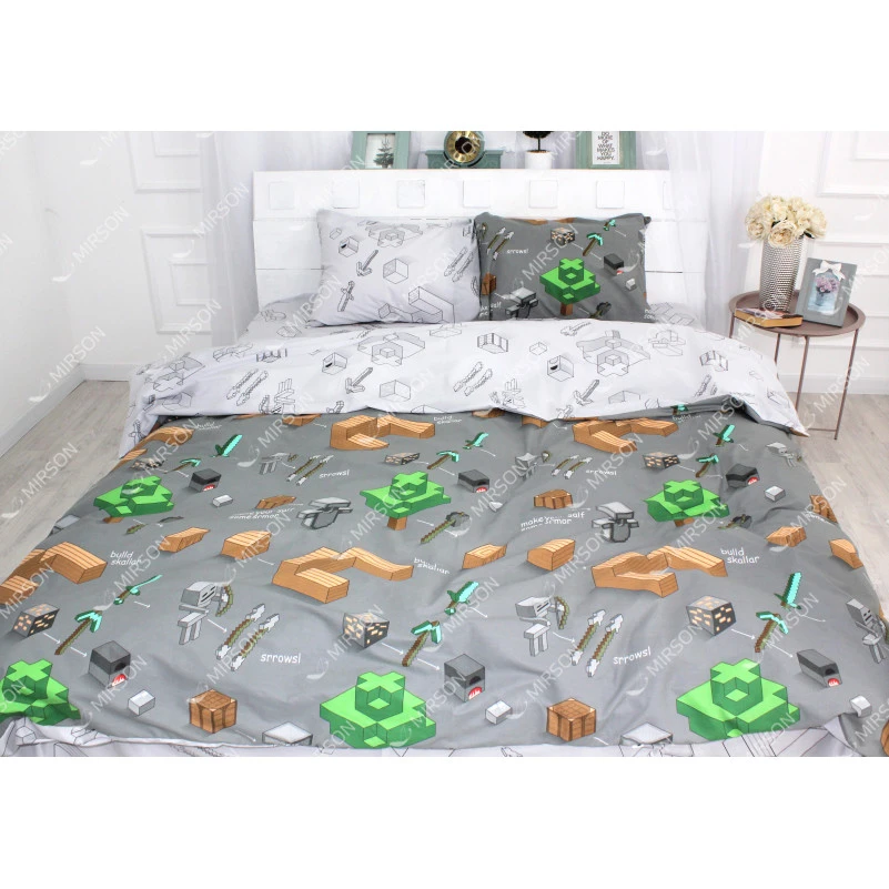 Наволочка Бязь 17-0416 Minecraft - 2