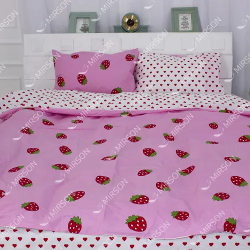 Наволочка Бязь 17-0469 Fun strawberries - 2