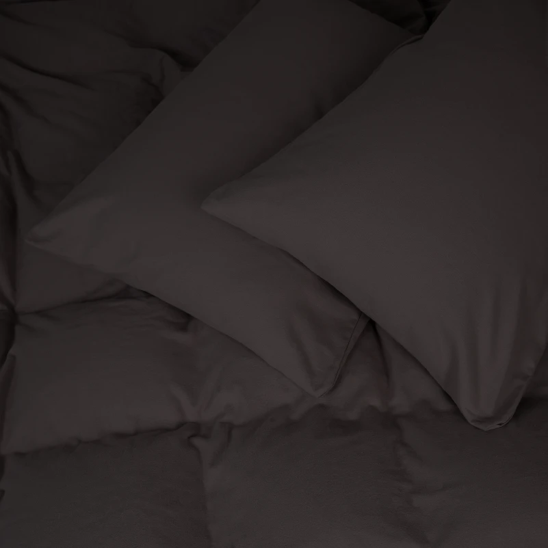 Комплект постільної білизни Фланель 002 "Black"