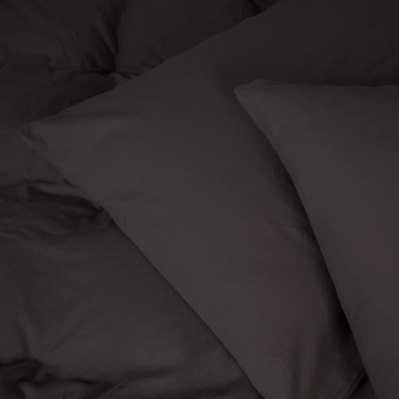 Комплект постільної білизни Фланель 002 "Black" - 6