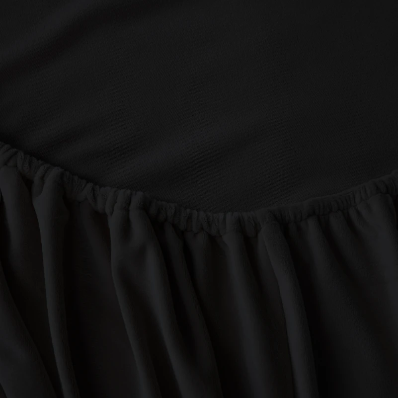 Комплект постельного белья Велюр Winter Frost 28-0007 Black Velvet - 3