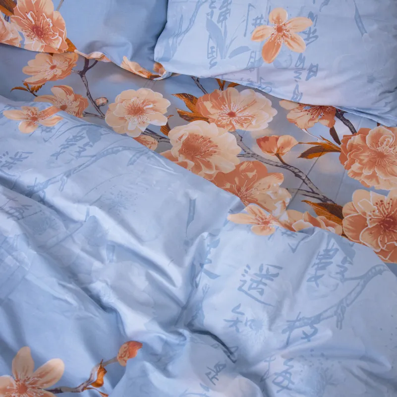 Комплект постельного белья Сатин 22-1281 Cherry blossom - 2