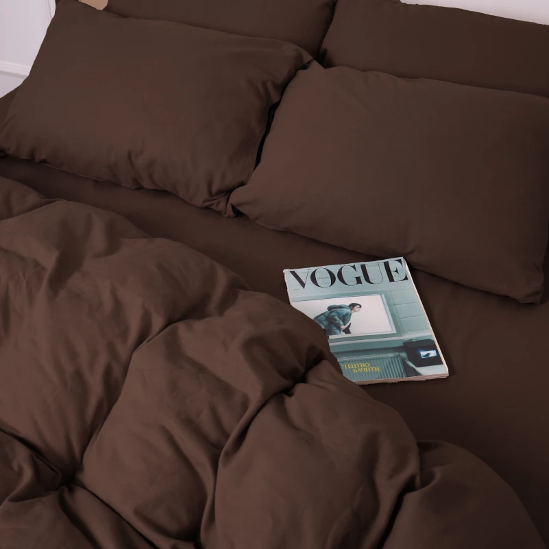 Комплект постельного белья Фланель 003 "Brown" - 10