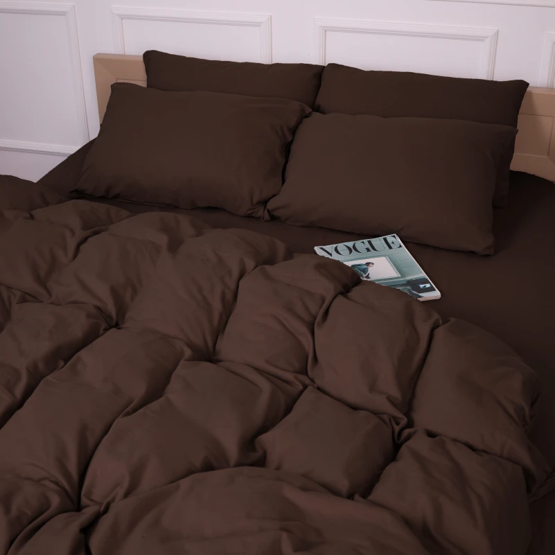Комплект постельного белья Фланель 003 "Brown" - 11