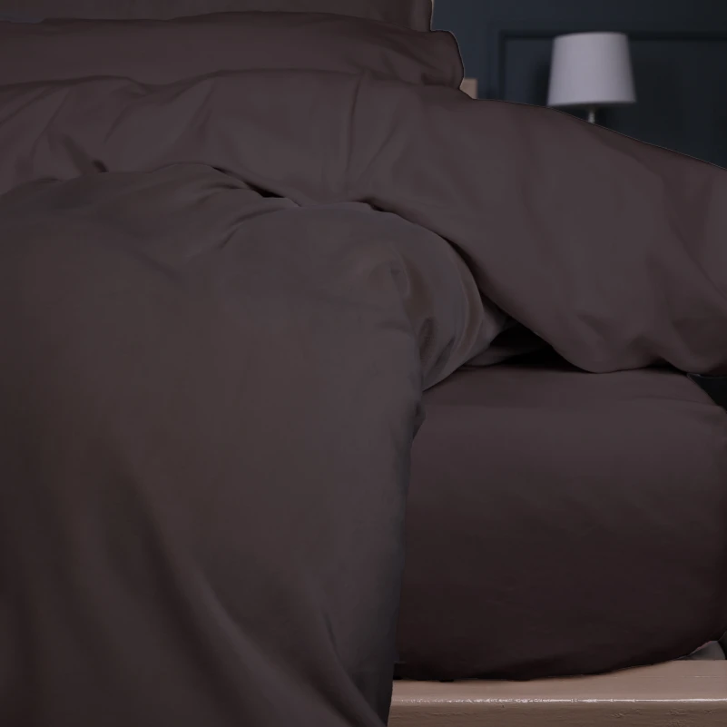 Комплект постельного белья Велюр Winter Frost 28-0003 Brown Velvet - 4