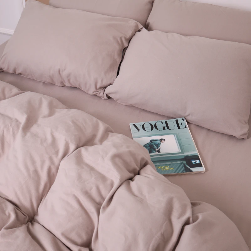 Простирадло на гумці Фланель 004 "Cappuchino" висота 25 см (дитячі 10 см) - 13