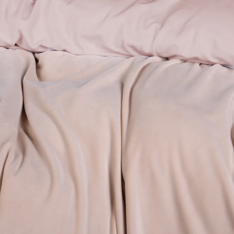 Комплект постельного белья Велюр Winter Frost 28-0004 Cream Velvet - 1