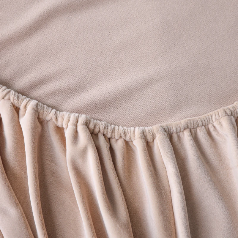 Комплект постельного белья Велюр Winter Frost 28-0004 Cream Velvet - 4