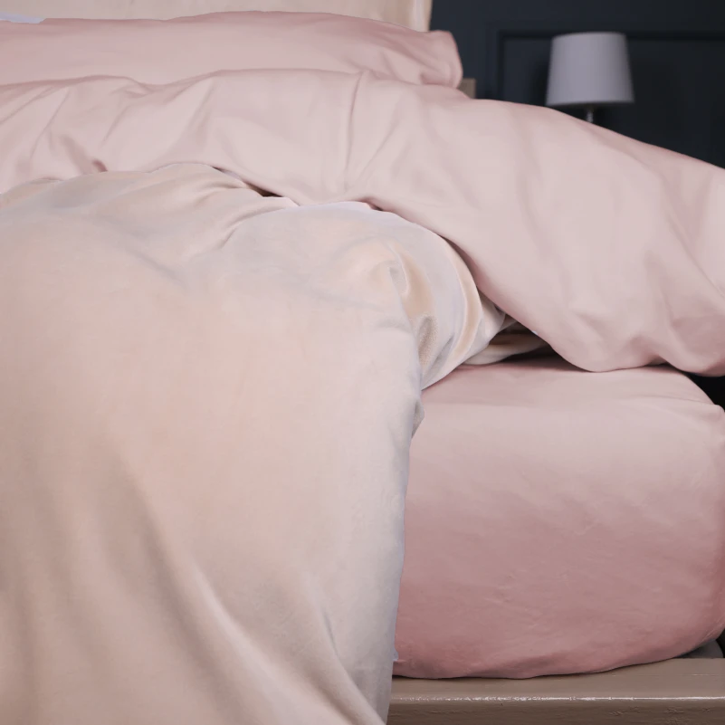 Комплект постельного белья Велюр Winter Frost 28-0004 Cream Velvet - 6