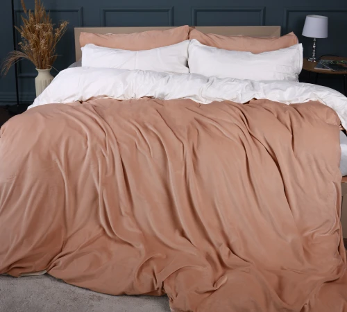 Комплект постільної білизни Велюр Winter Delicate 28-0046 Cyclamen