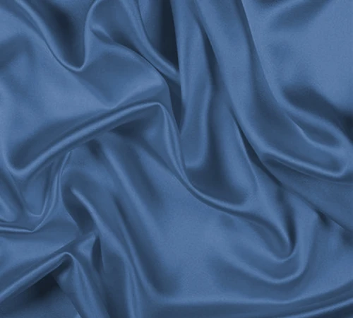 Простынь на резинке Satin Light Pro 10-011 Dark Blue  - высота 25 см (детские 10 см) - 2