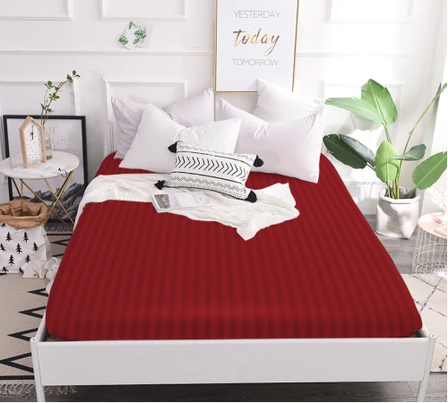 Простынь на резинке (САТИН ЖАККАРД) Aldo - высота 25 см (детские 10 см)