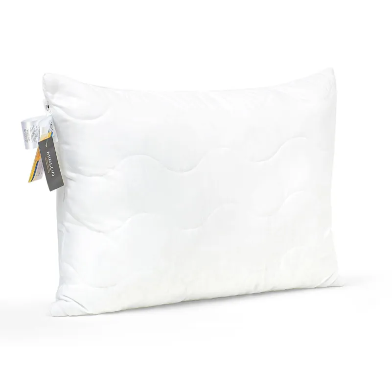 Подушка хлопковая №1624 Eco Light White хлопок микросатин (средняя) - 3