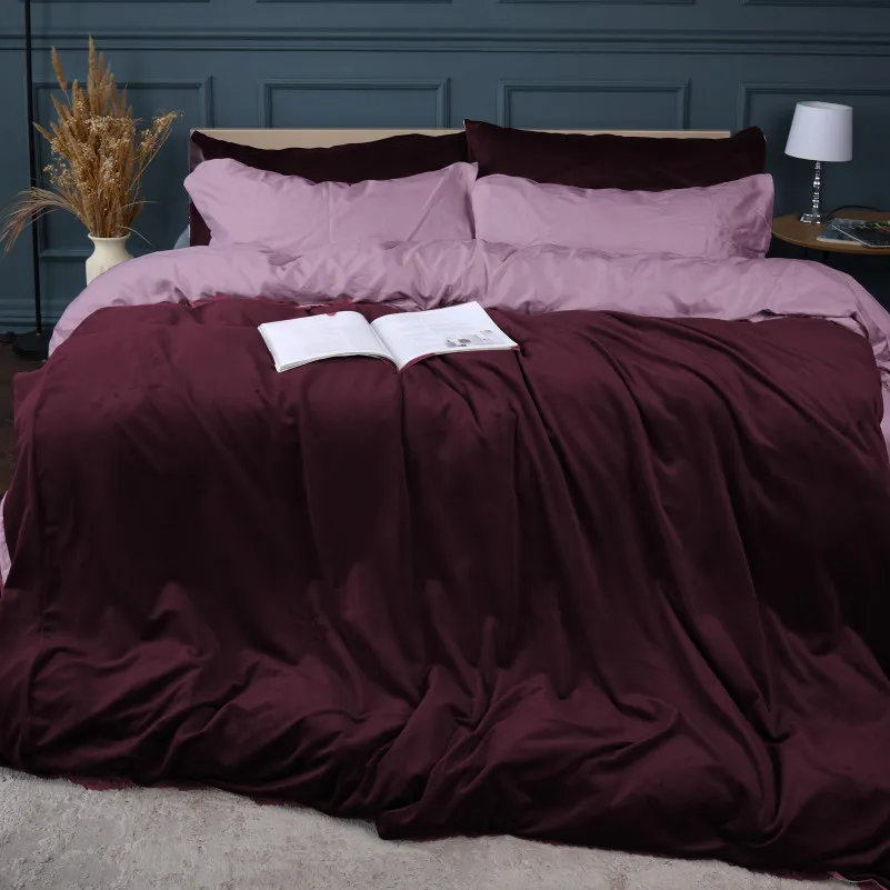 Комплект постельного белья Велюр Winter Delicate 28-0061 Eucharis