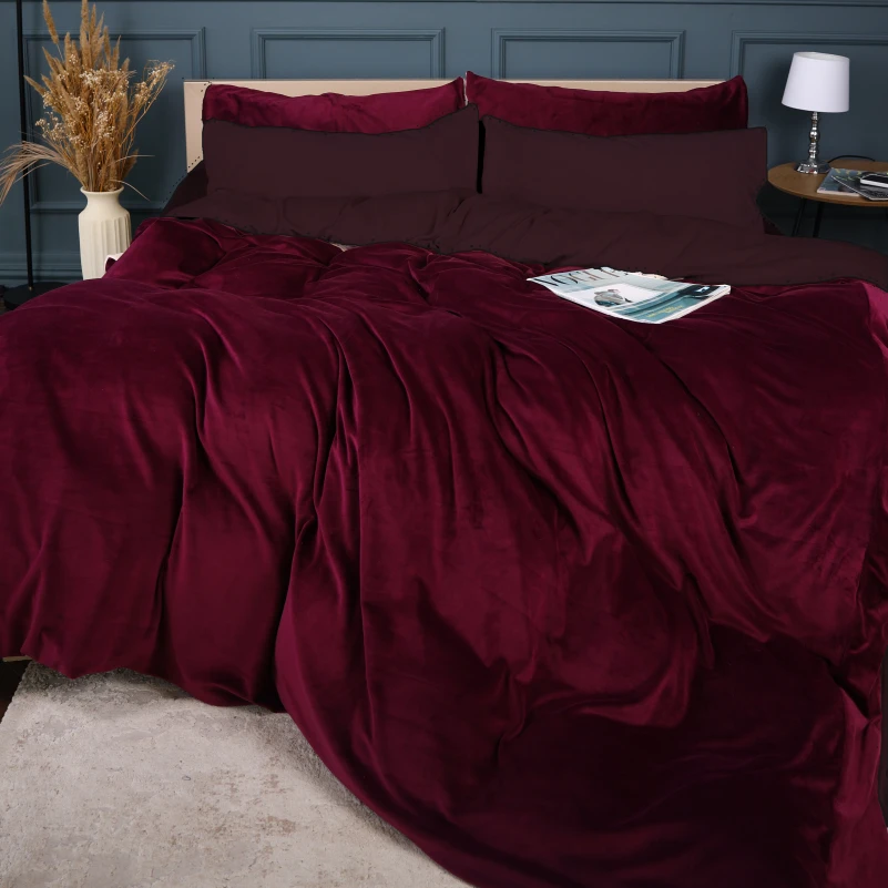 Комплект постельного белья Велюр Winter Frost 28-0002 Excalibur Velvet