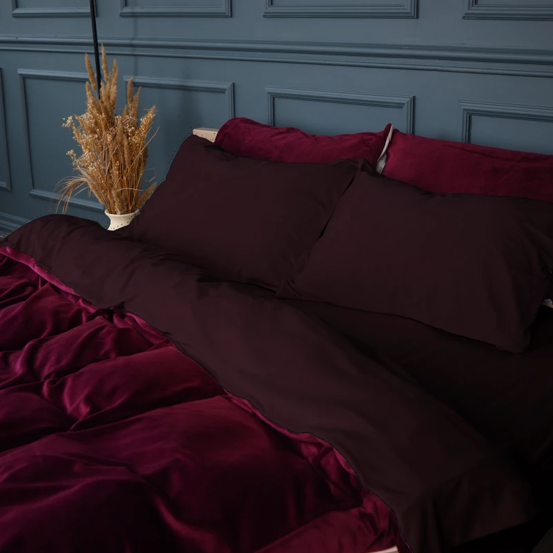 Комплект постельного белья Велюр Winter Frost 28-0002 Excalibur Velvet - 5