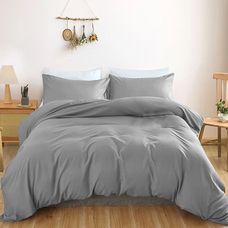 Комплект постільної білизни Satin Light Pro 10-004 Gray