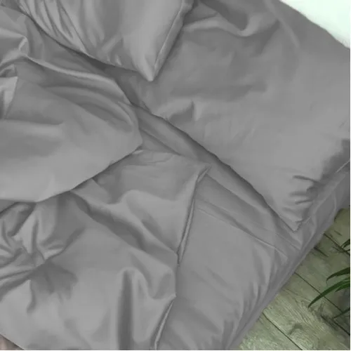 Простынь на резинке Satin Light Pro 10-004 Gray  - высота 25 см (детские 10 см)