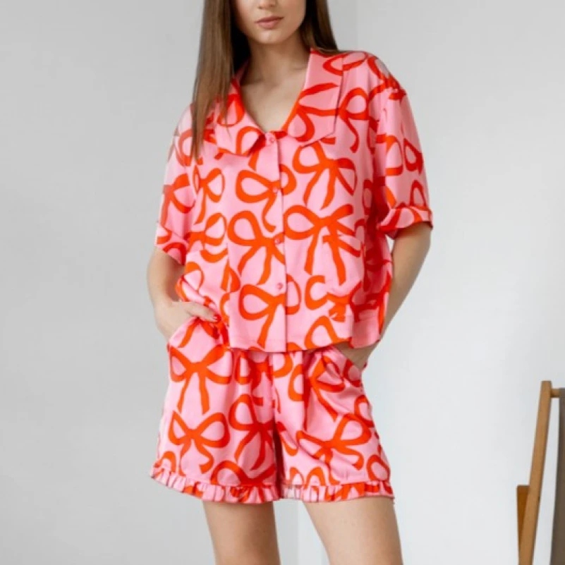 Пижама женская шелк "Bow"