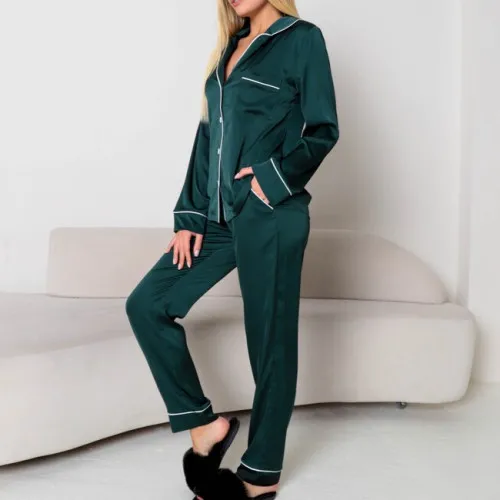 Пижама женская шелк Армани "Jes emerald"