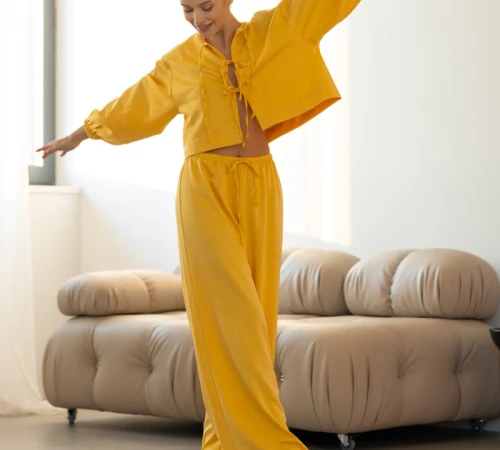 Женский костюм "Afina" yellow