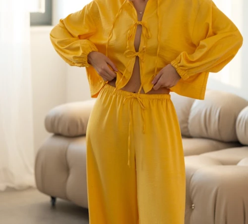 Женский костюм "Afina" yellow - 2