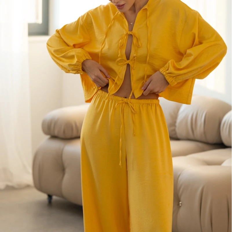 Женский костюм "Afina" yellow - 1