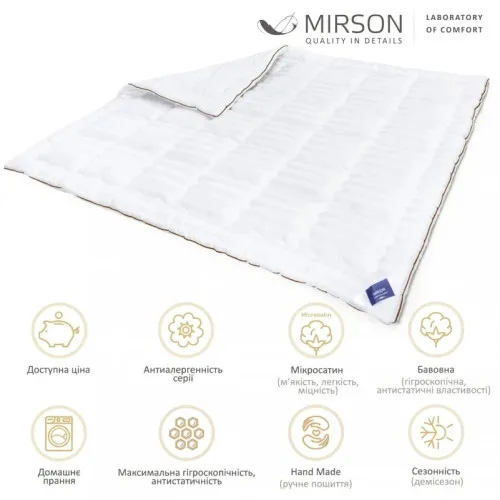 Ковдра бавовняна Hand Made №181 бавовна мікросатин (демі) Уцінка №2206 - 2