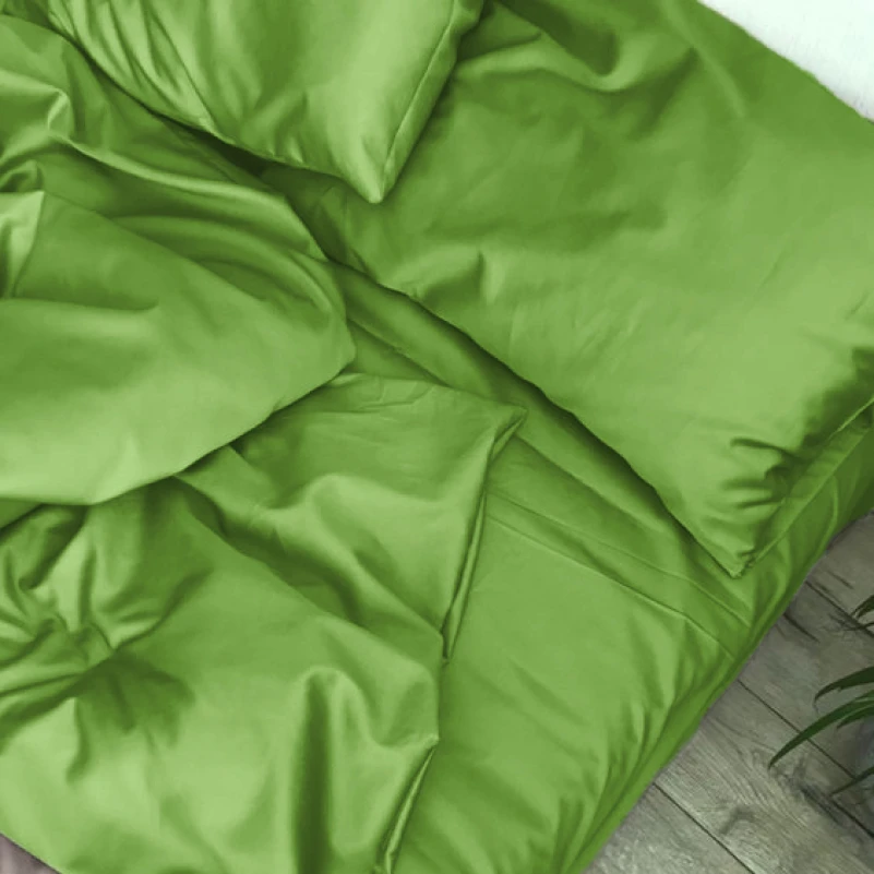 Простирадло на гумці Satin Light Pro 10-013 Lettuce - висота 25 см (дитячі10 см)