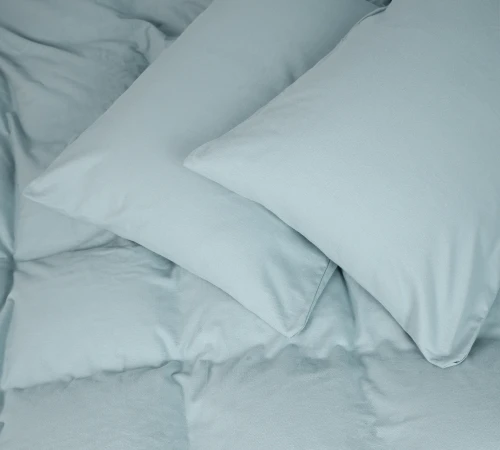 Простирадло на гумці Фланель 006 "Menthol" висота 25 см (дитячі 10 см)