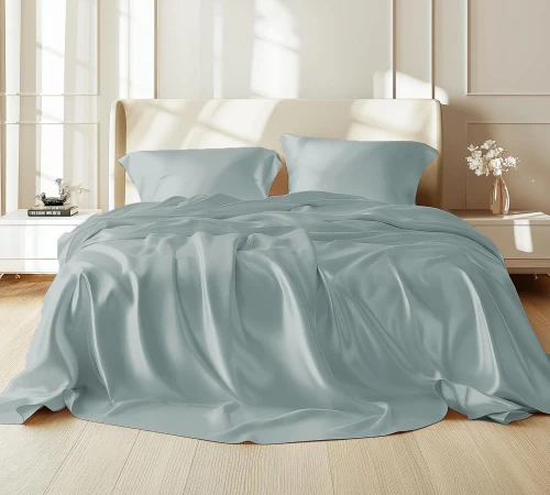 Комплект постільної білизни 100% натуральний шовк сорт Mulberry 30-08 mint