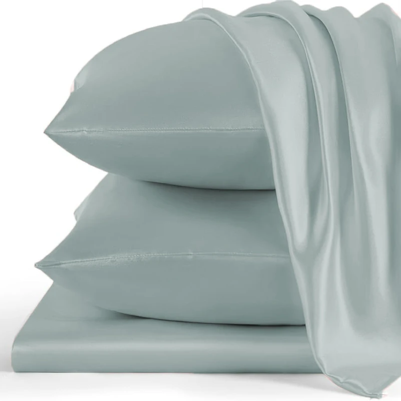 Комплект постільної білизни 100% натуральний шовк сорт Mulberry 30-08 mint - 3